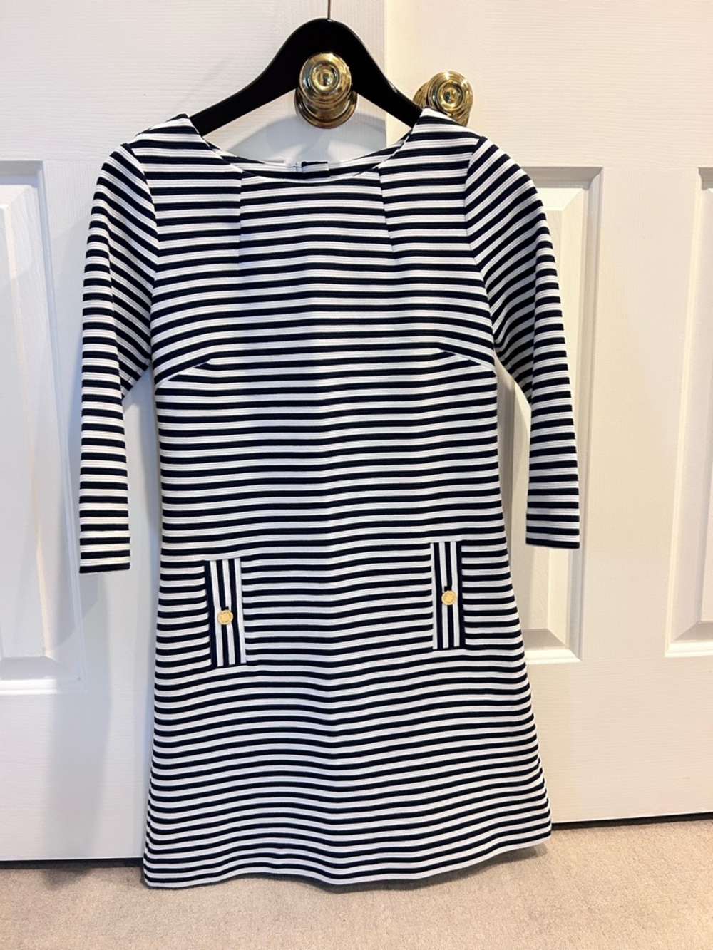Lilly Pulitzer Navy & White Striped Dress